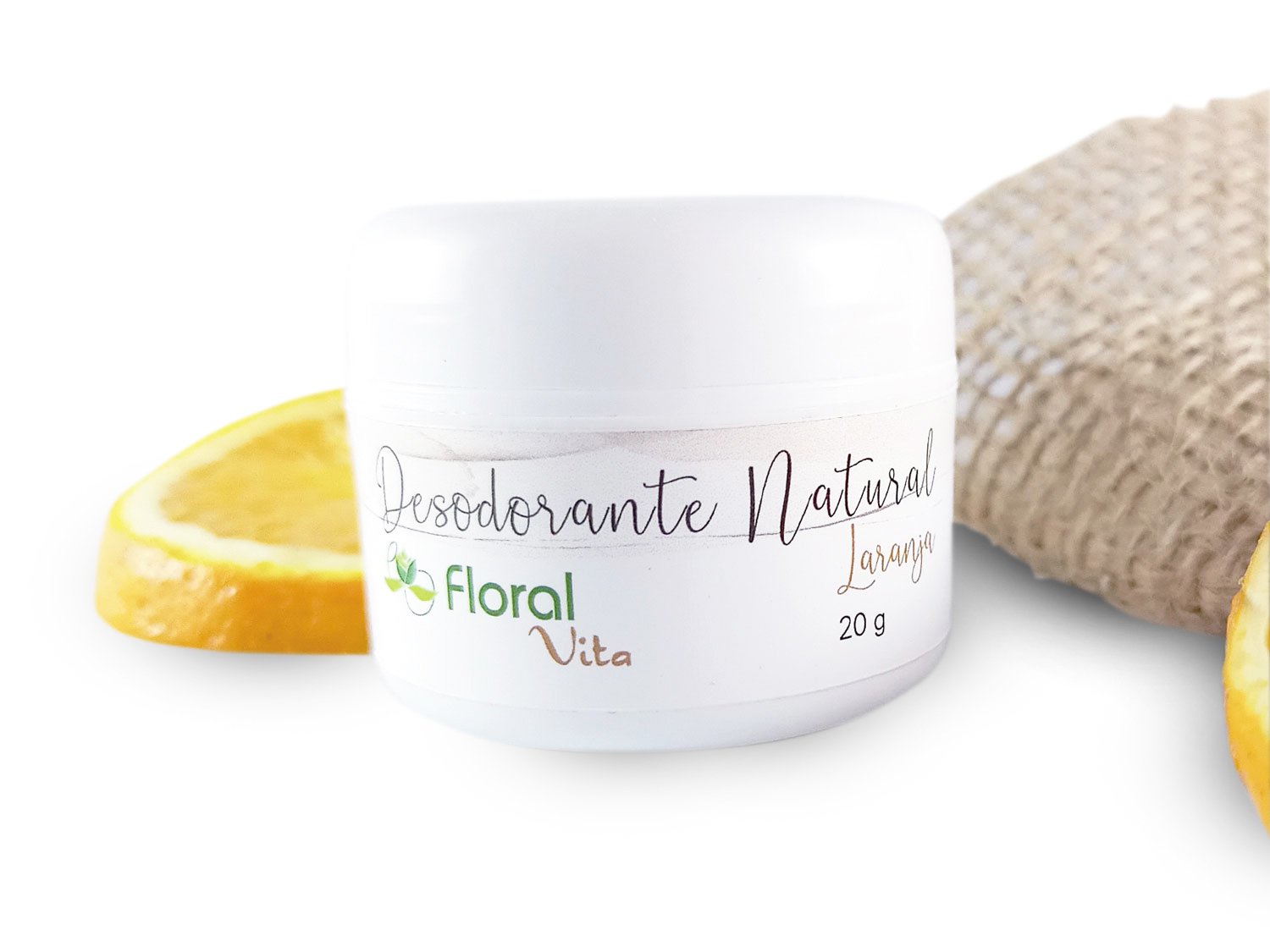 Desodorante Natural de Laranja - 20gr