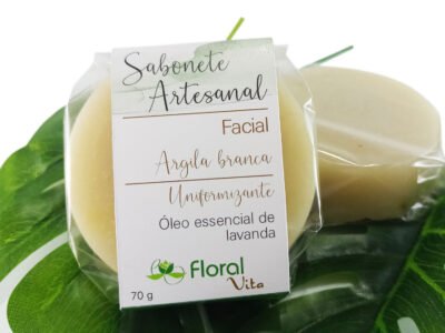 Sabonete Facial Argila Branca - 70gr
