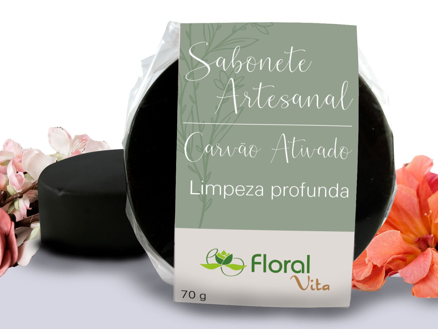 Sabonete Carvão Ativado - 70gr