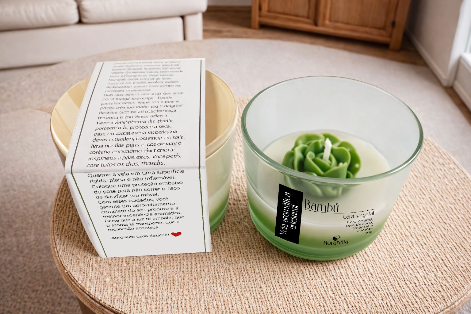 Vela Aromática Bambu - Imagem 2