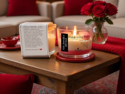 Vela Aromática Frutas Vermelhas