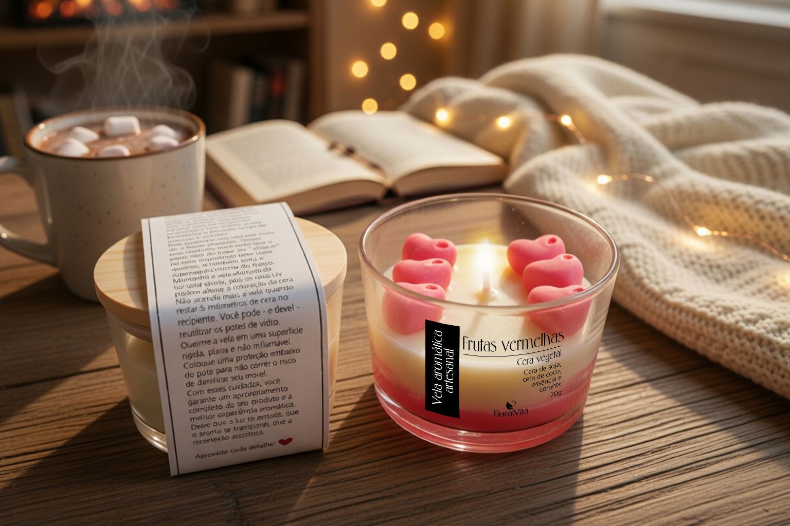 Vela Aromática Frutas Vermelhas - Imagem 2